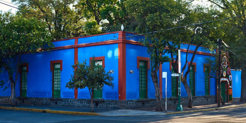 het blauwe huis mexico-stad