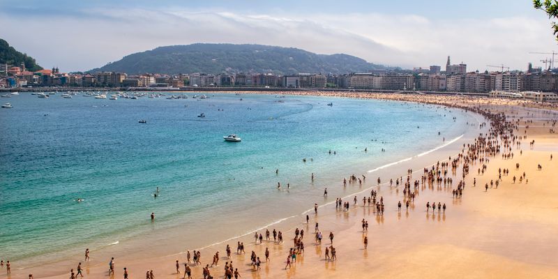 San Sebastian in één overzicht in San Sebastian