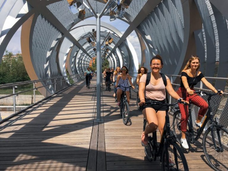 Studenten fietstour Madrid
