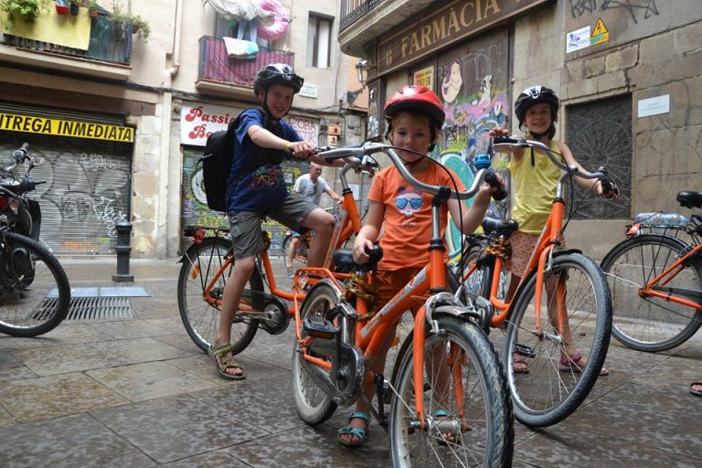 Fahrradtour Barcelona mit Kindern