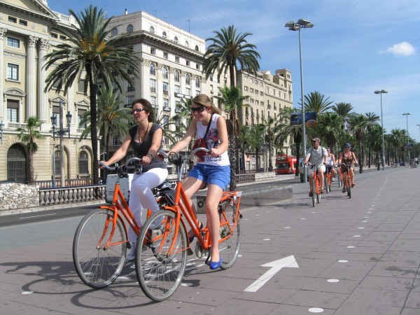 Barcelona Fahrradtour + Verleih Kombi