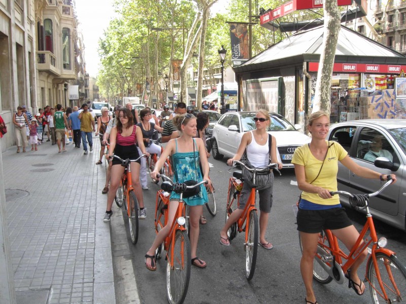 Barcelona Fahrradtour für Studenten und Schüler