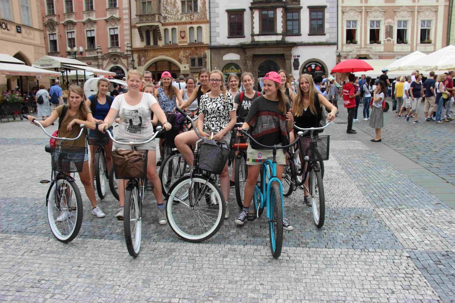 Prag Studenten Fahrradtour