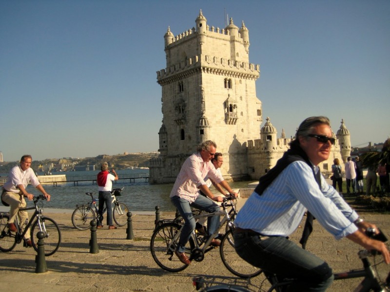 Lissabon eftermiddags-cykeltur