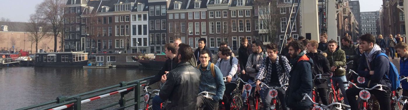 Cycling in Amsterdam