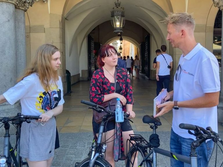 Studentenfietstour in Krakau