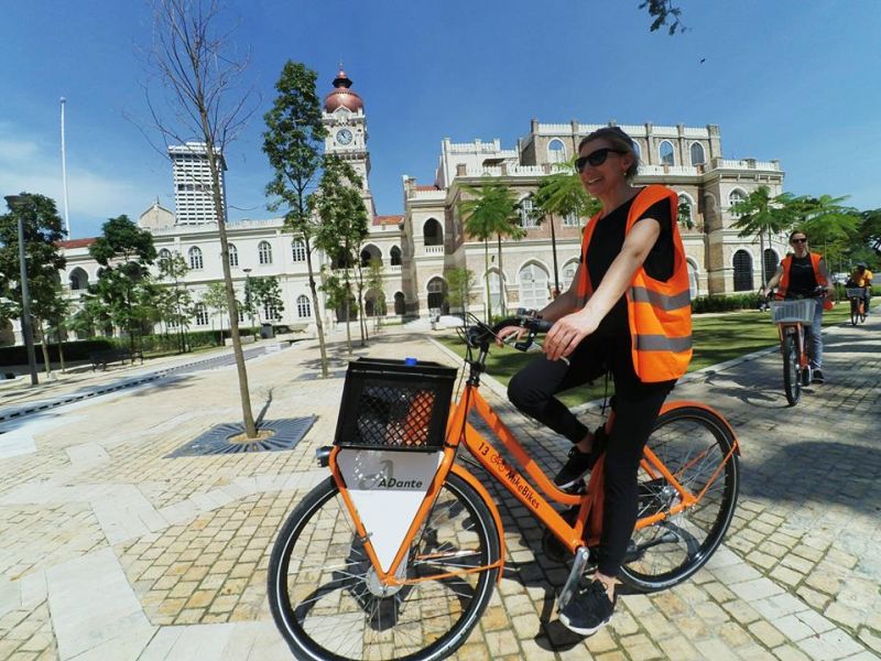 Fietsen in Kuala Lumpur is een onvergetelijke excursie in Maleisië