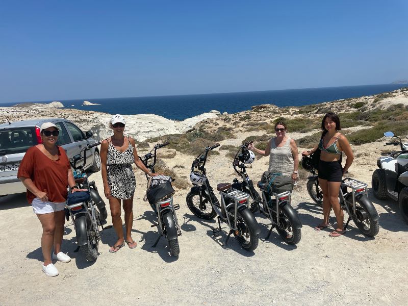 Milos Sightseeing Tours Daily bike tours with a local guide
