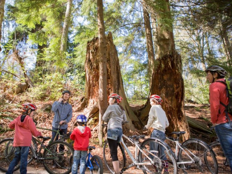 Vancouver fietstour met kinderen: Stanley Park
