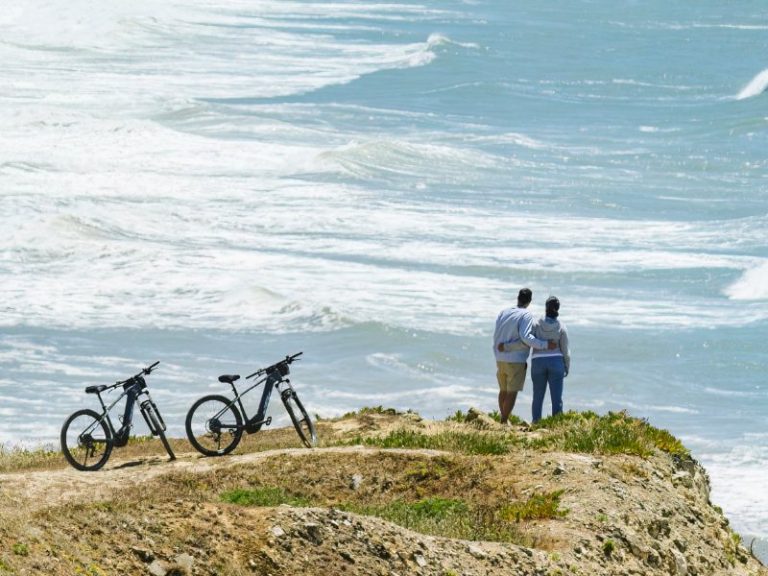 Nazaré beste stranden fietstour
