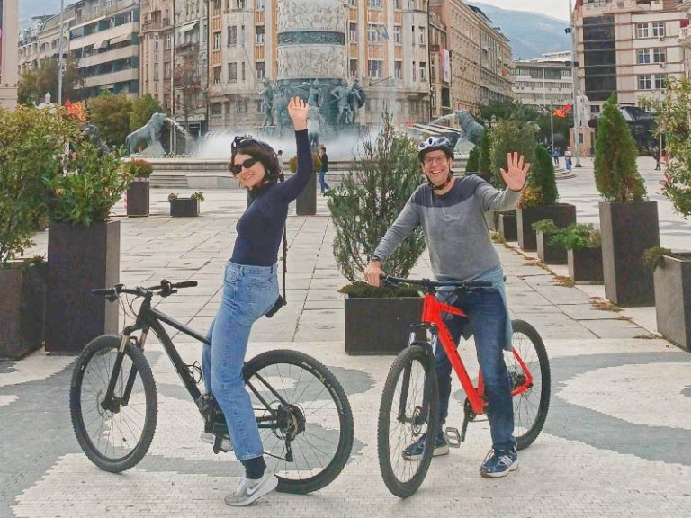 Fietsen huren in Skopje