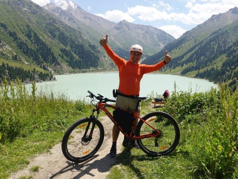 Almaty Bike Tour: along the Big Almaty Lake Almaty Bike Tour: along the Big Almaty Lake