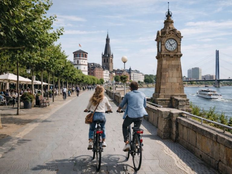 Dusseldorf Fietstour: de highlights Dusseldorf Fietstour: de highlights